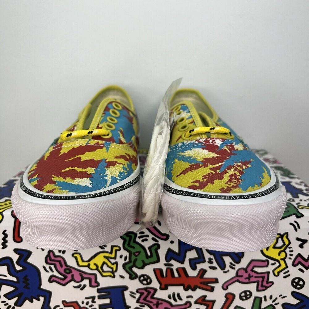 Vans X Aries OG Authentic LX Shoes Weed Muted VN0A4BV9 Size 7.5M/9W NEW - Picture 4 of 14